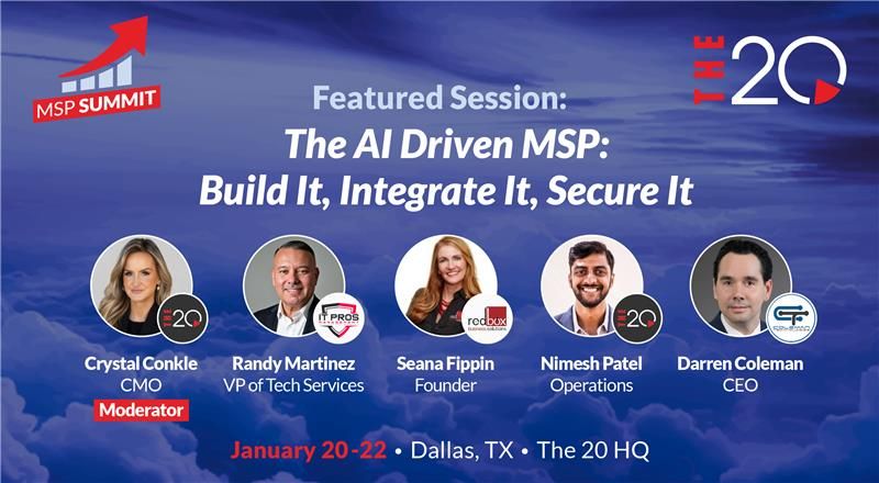 MSP Summit: The AI Driven MSP panel with Crystal Conkle, Randy Martinez, Seana Fippin, Nimesh Patel and Darren Coleman